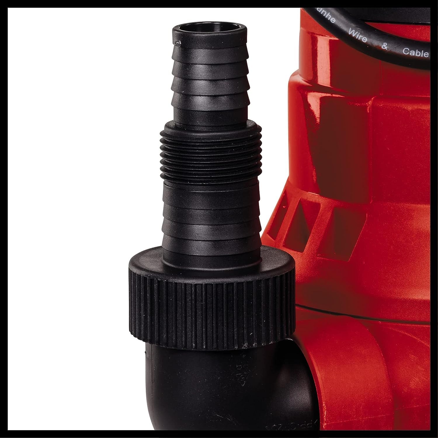 Einhell Bomba de aguas sucias GC-DP 7035 LL (700 W, aspirando en plano hasta 1 mm, caudal 16.000 l/h, 0,8 bares, profundidad de inmersión 7 m, ajustable para aguas sucias y claras)
