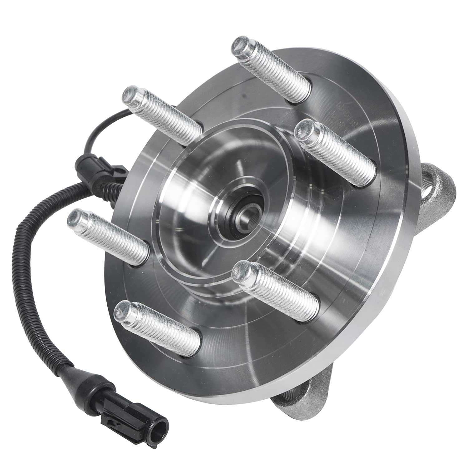 Detroit Axle - 4WD Front Wheel Bearing Hubs for 2009 2010 Ford F-150 [w/ 6-Lug], 2 Wheel Bearing and Hubs Assembly Set Replacement Pair Hubs