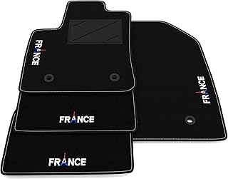 Set de Tapis de Voiture compatibles avec MG 5 - Électrique 2022-2026 | Tapis sur Mesure en Moquette, Broderie France, sur Mesure
