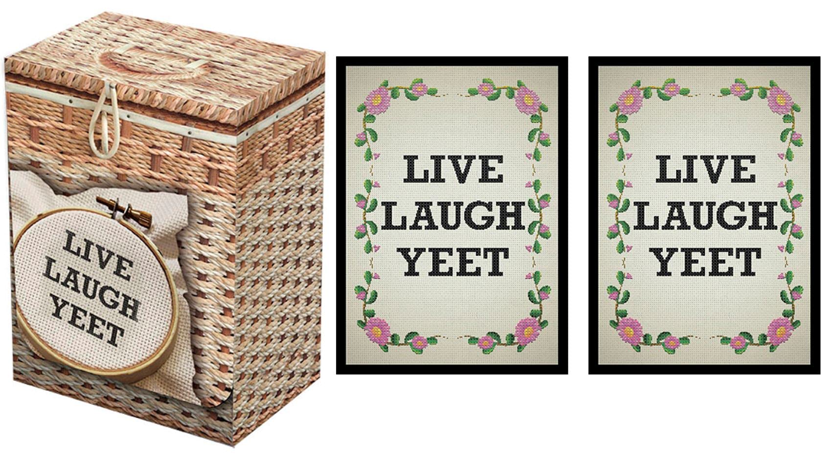 Legion SuppliesDeck Box and 100 Live Laugh Yeet Deck Protector Sleeves