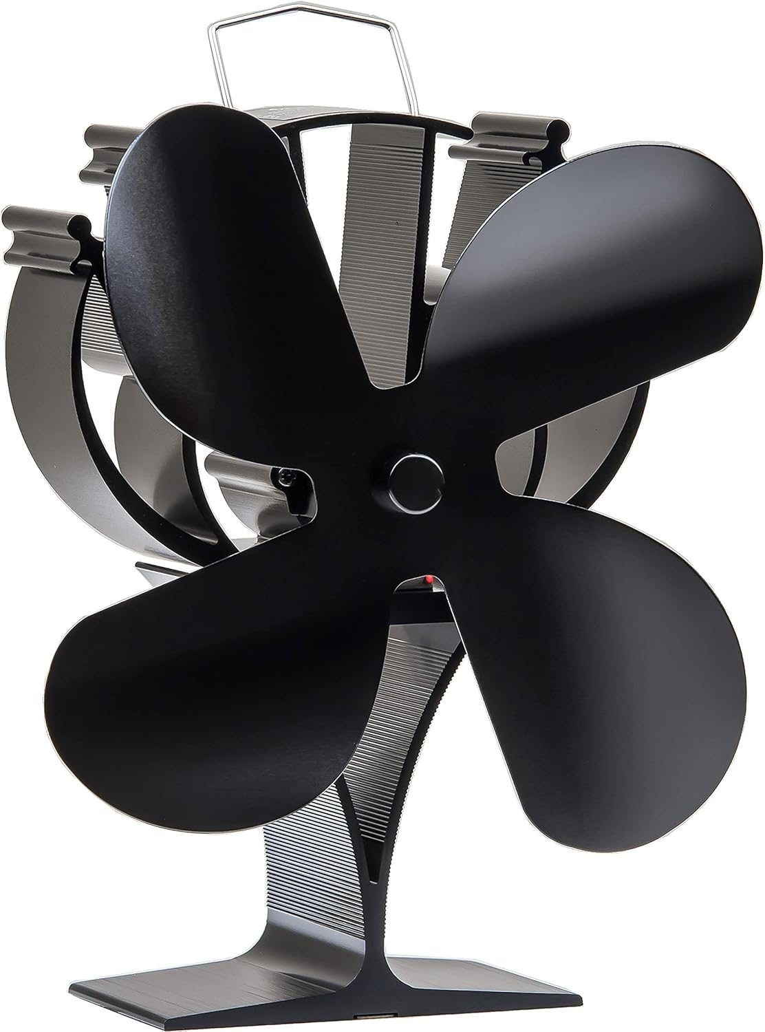 ELASHY Upgraded 4Blade Stove Fan Wood Burning Fan Heat Powered Stove Fan Fireplace