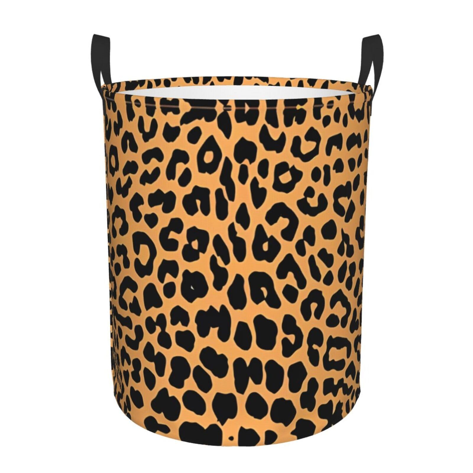 M Circular Hamper Leopard print Print for Dirty Clothes