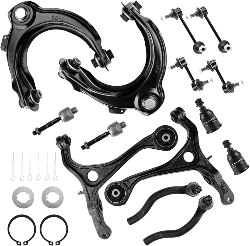 Kit de braços de controle da suspensão dianteira KAC para Accord 2.4L e TSX – 14 peças