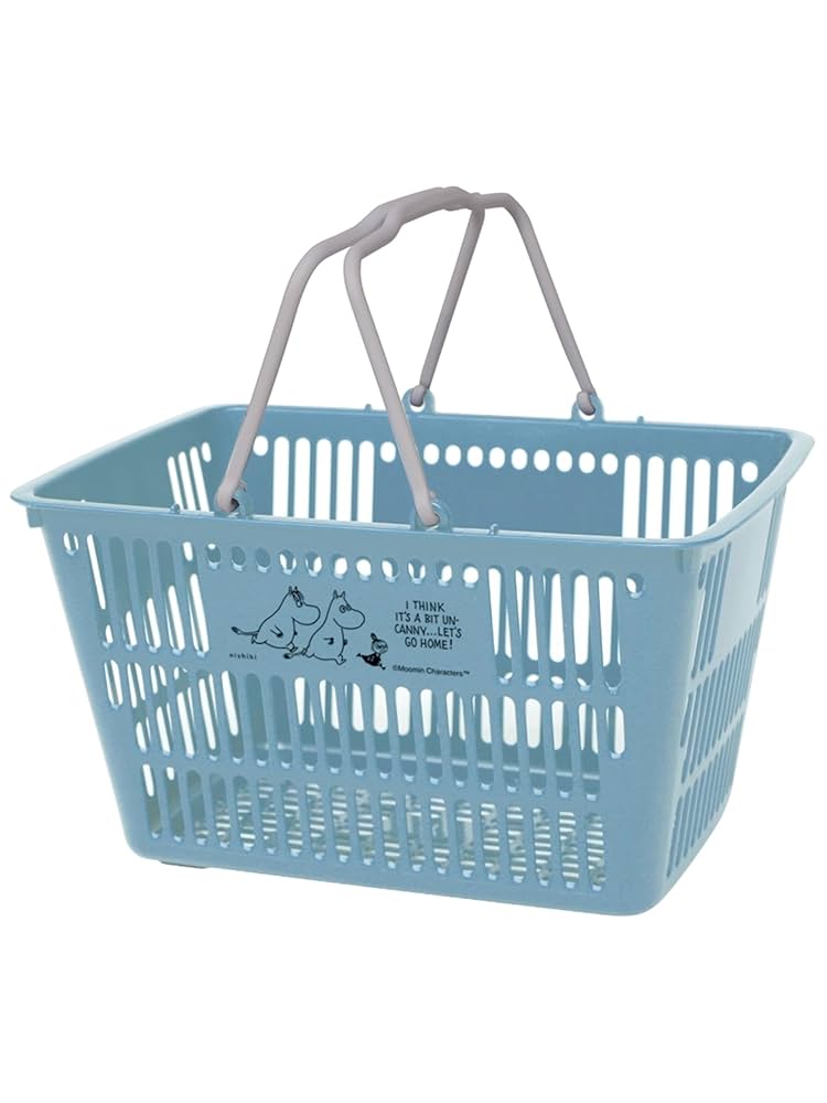 Amazon.co.jp: 錦化成 ミニ エコバスケット 15L ムーミン ダーク