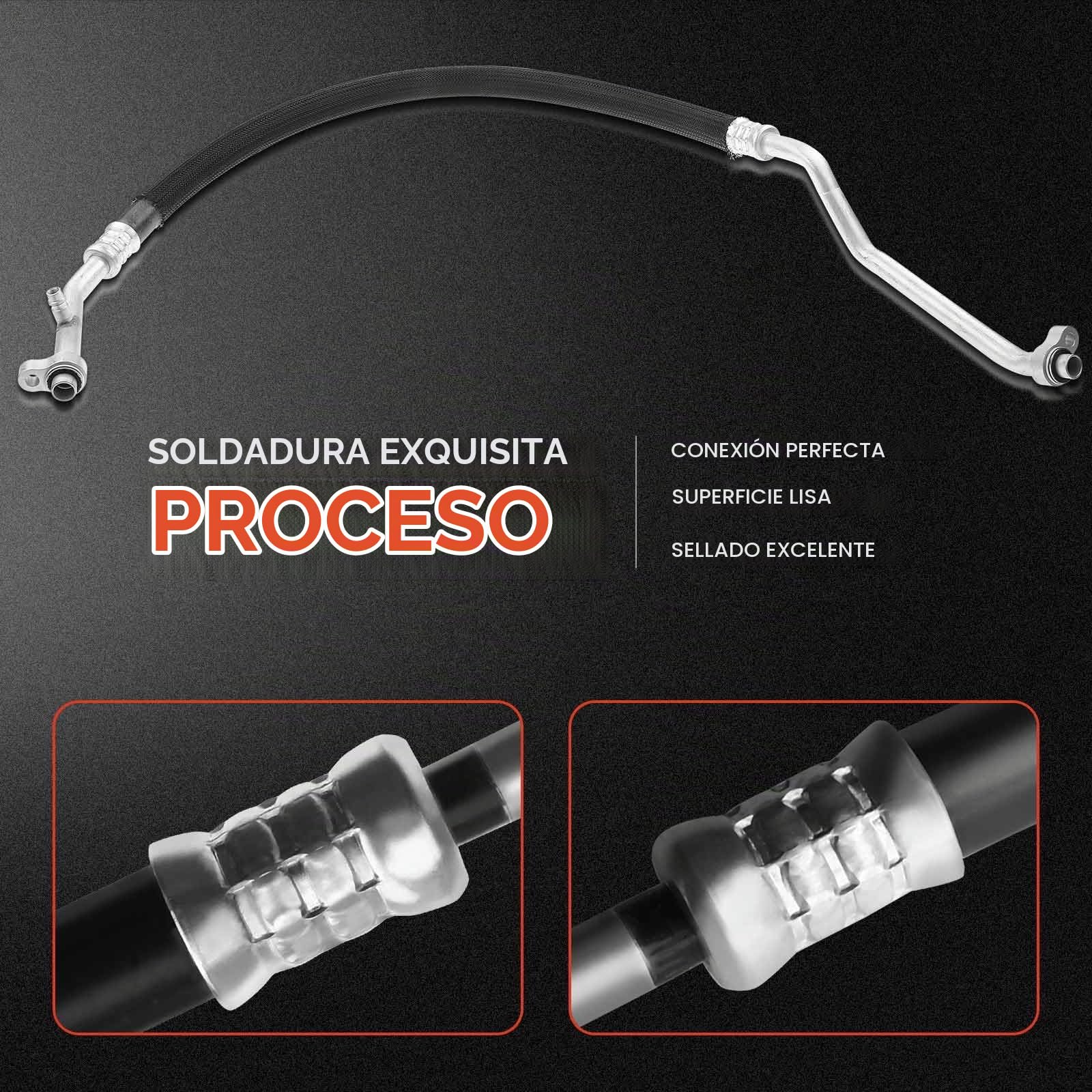 Manguera Linea De Presión Dirección Hidráulica Para Buick Enclave Chevrolet Traverse Gmc Acadia Saturn Outlook Marca Sunsong Numero De Parte 3402504