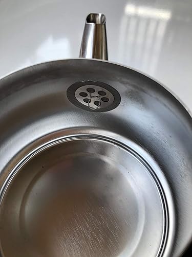 Miniatura 4 de 5 coladores redondos de té para boquilla, acero inoxidable, filtro de boquilla de hervidor, inserción interior de la tetera de 1.53 pulgadas de