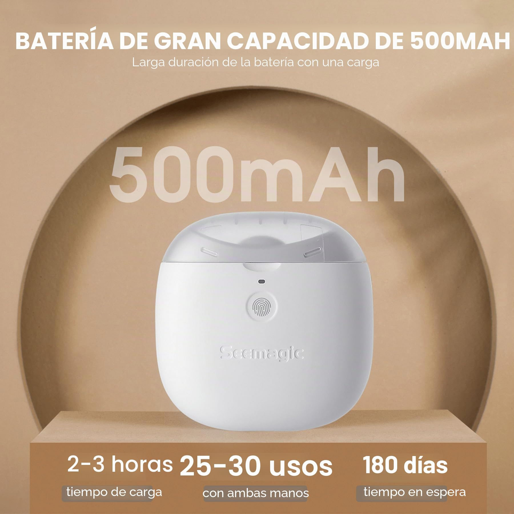 Cortaúñas Eléctrico Automático 2 en 1 con Luz LED | Recortador de Uñas Recargable para Adultos, Personas Mayores y Niños,Blanco,regalo navidad aniversario