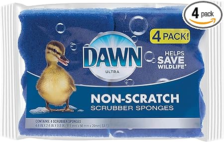 Dawn Ultra Non-Scratch Premium Scrubber Sponges 4 Pack
