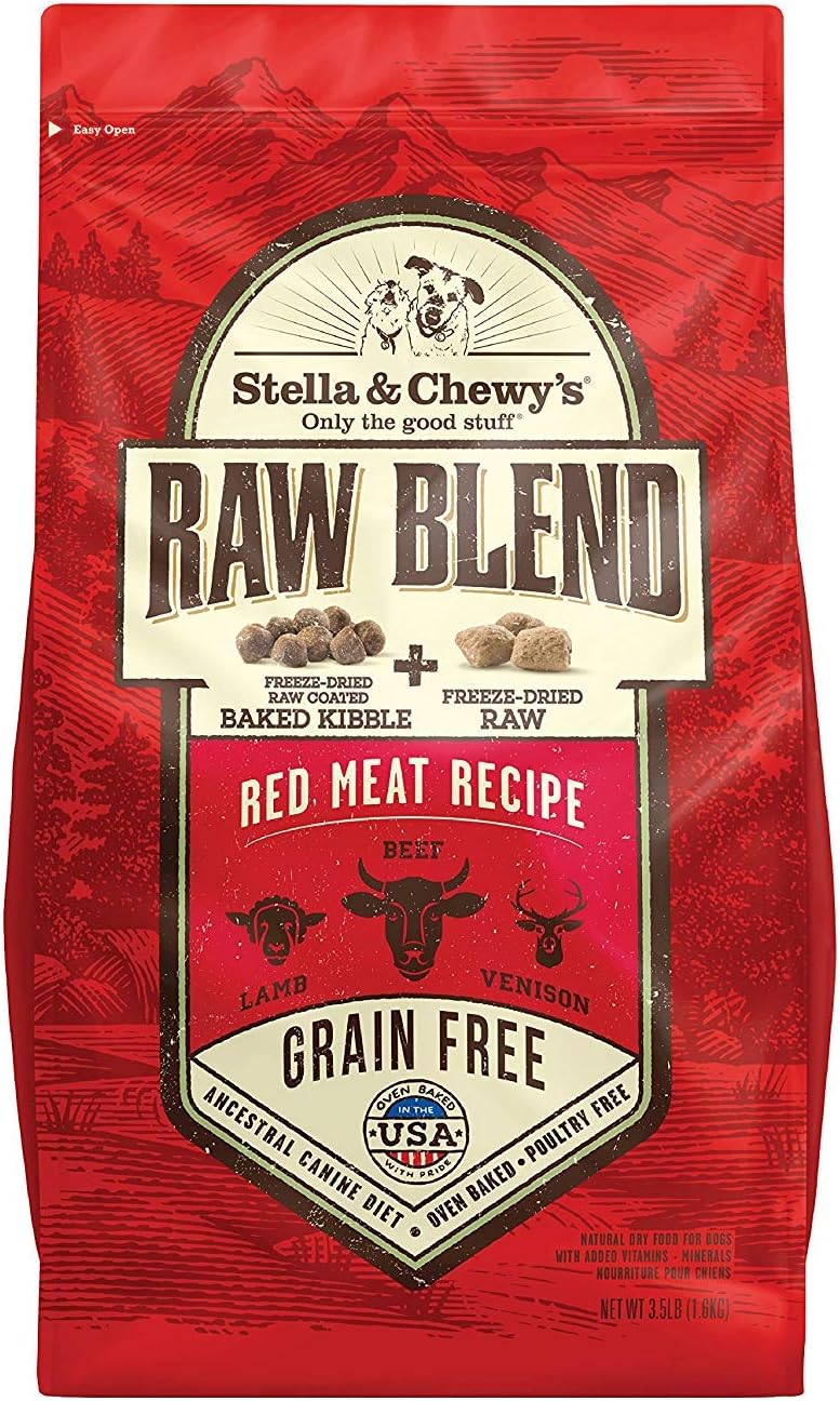 Stella & Chewy'S Raw Blend Red Meat Dog Food 10Lb