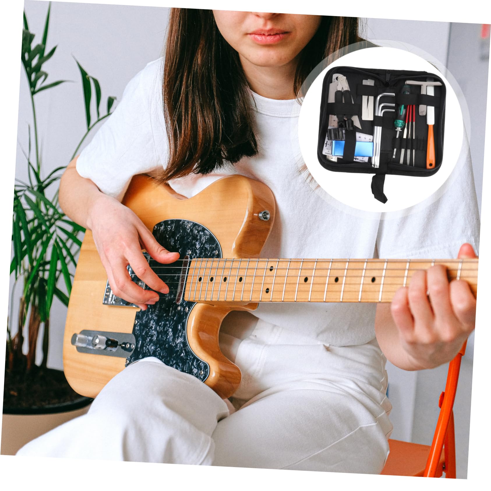 TOYANDONA Strumenti per Riparazione Chitarra Accessori per Chitarra Classica Strumenti per Manutenzione Kit di Attrezzi per Pulizia Musicali