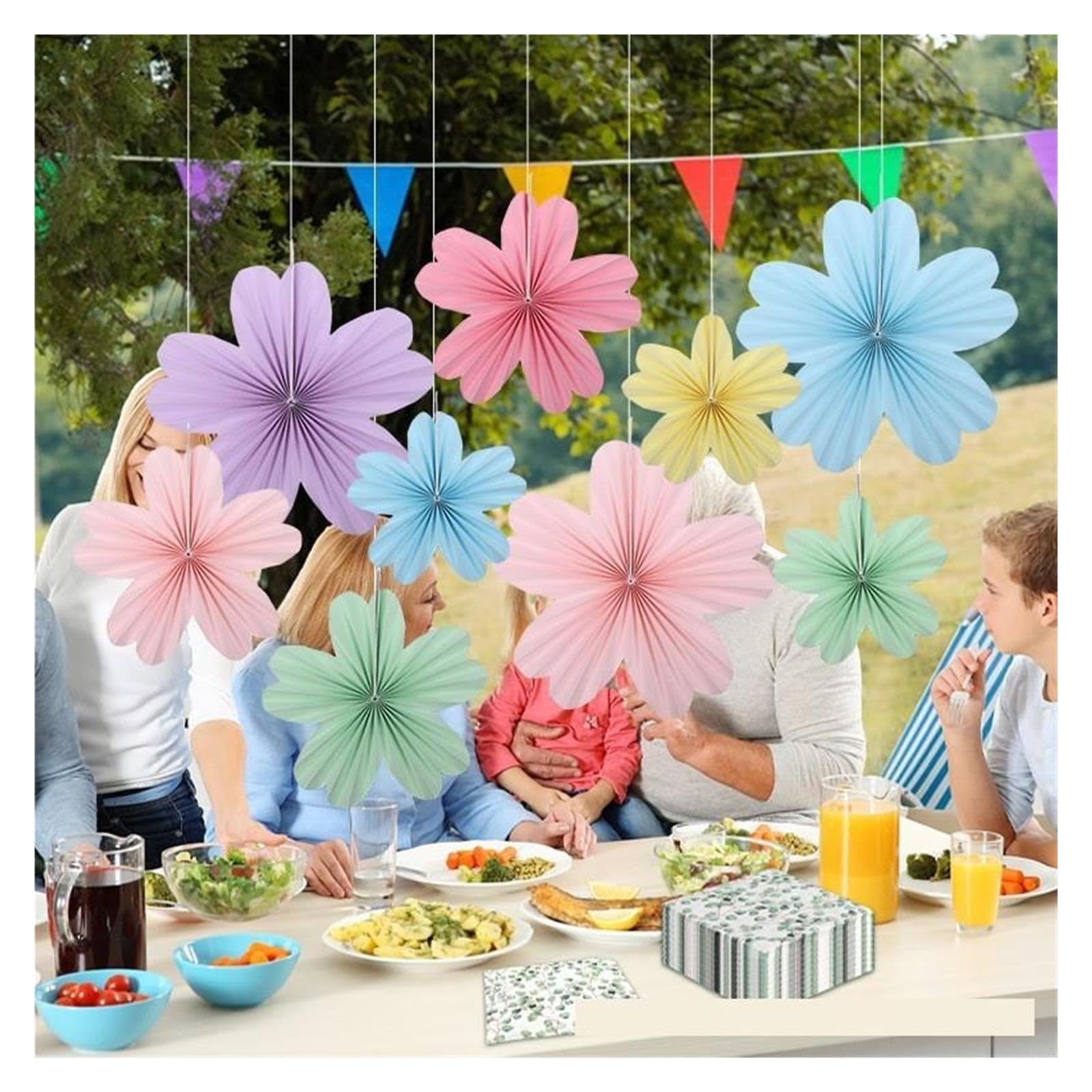 1 Set Di Fiori Da Parete Tridimensionali Per Decorazioni