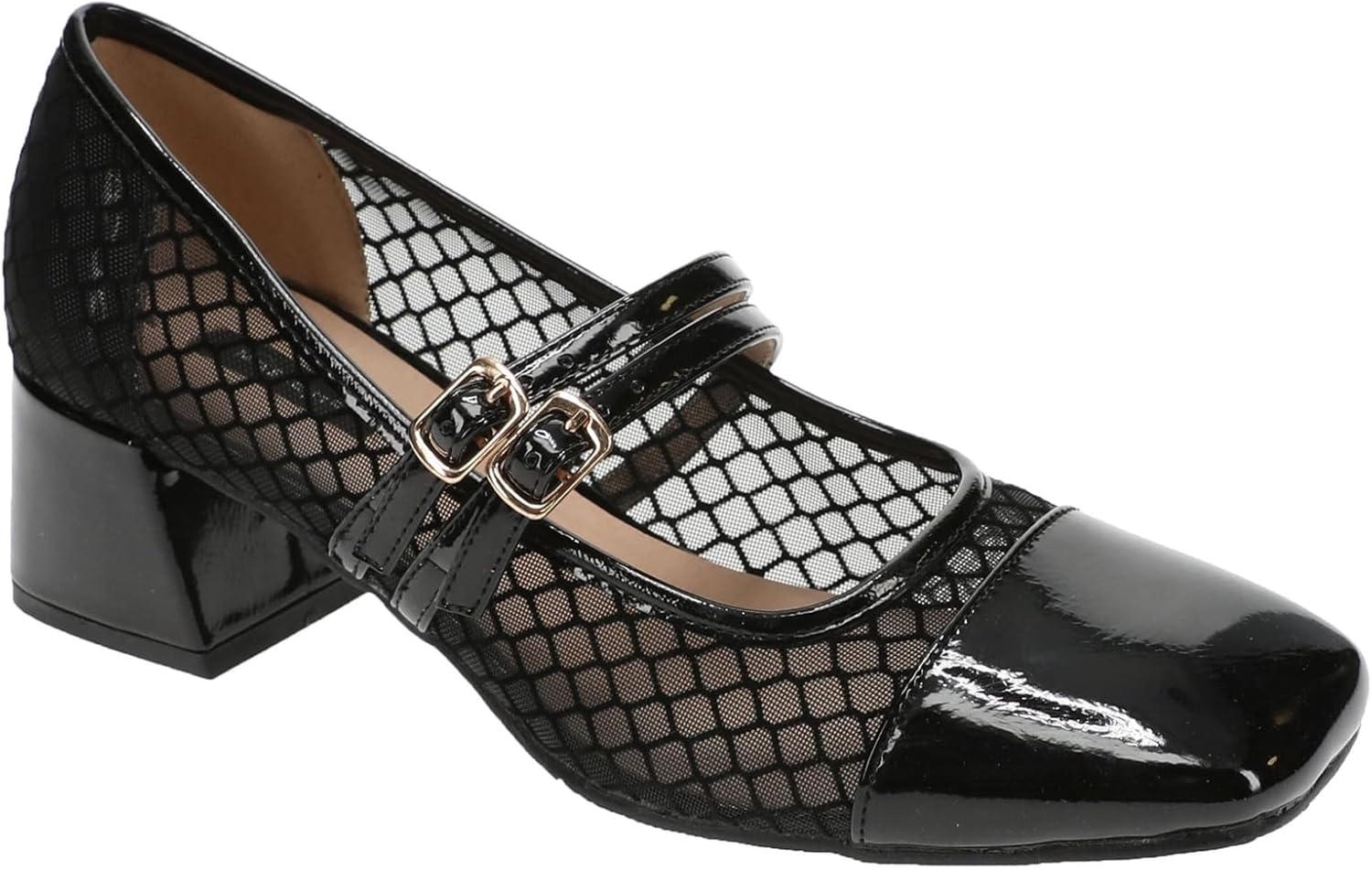 Masseys Women’s Adara Mary Jane Pump with Block Heel