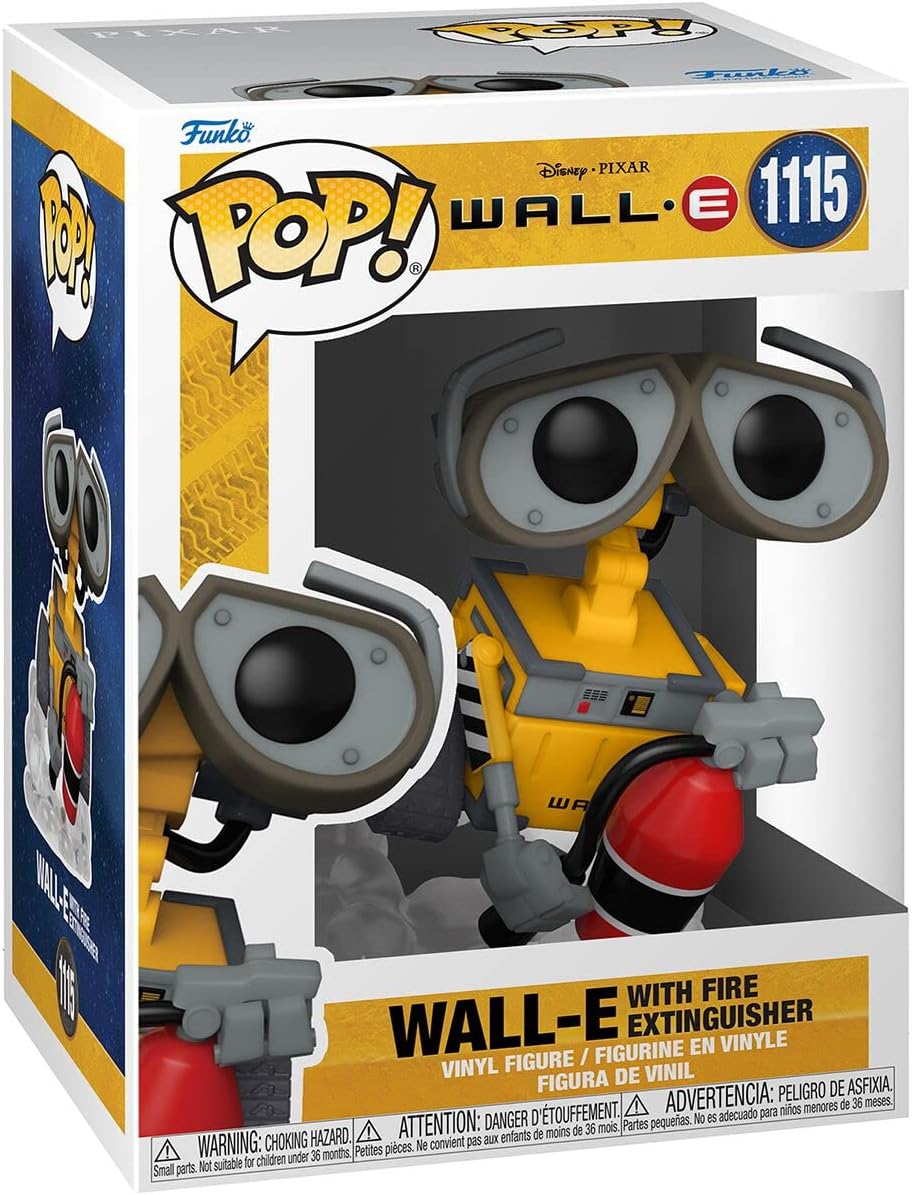 Wall-E Figura Vinilo with Fire Extinguisher 1115 Unisex ¡Funko Pop! Standard Vinilo