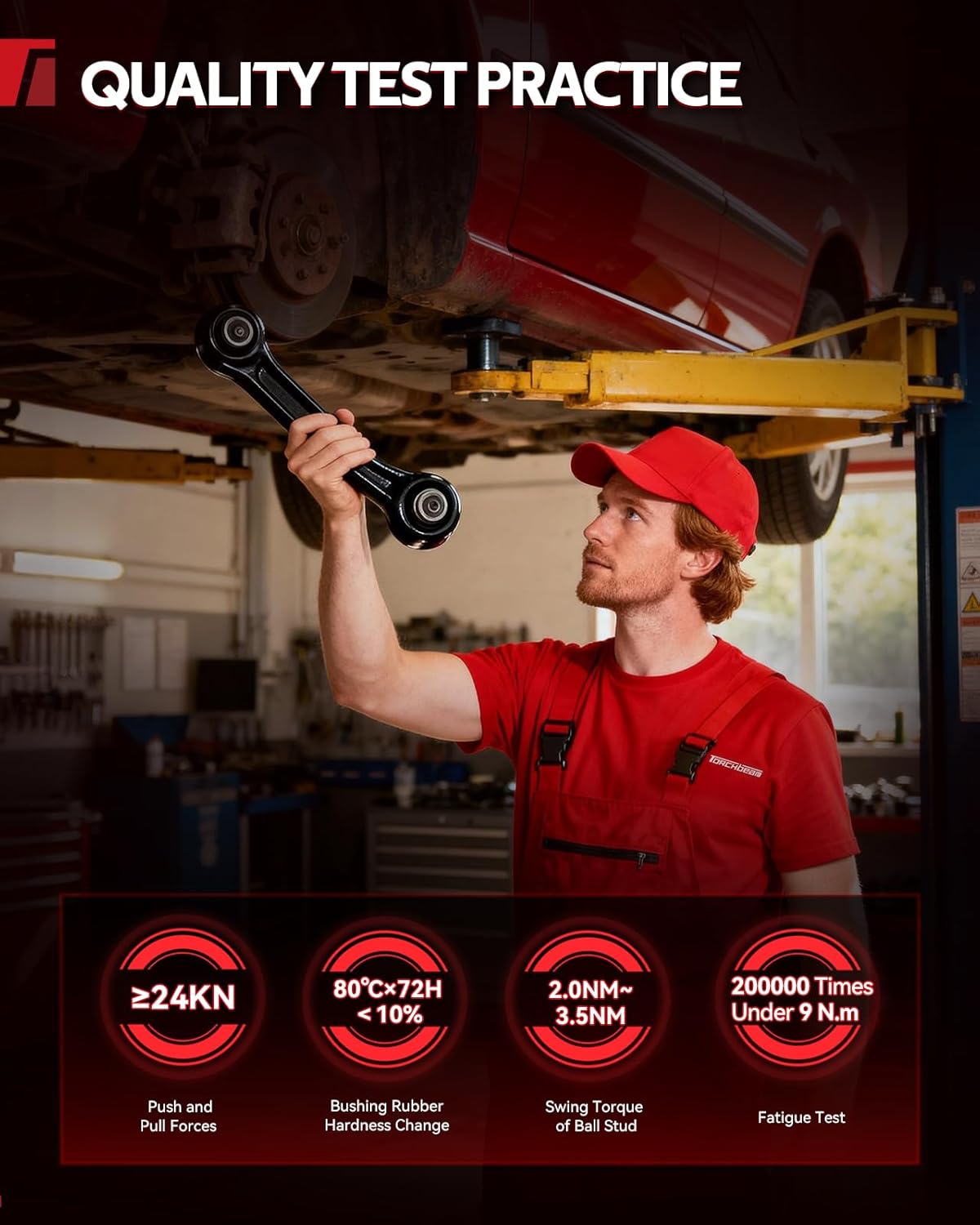 Torchbeam Front Lower Left Control Arm w/Ball Joint Right Side& Front Stabilizer Sway Bar End Link Compatible with 1997-2001 Camry, 1999-2003 RX300, 1997-2001 ES300, 1997-1998 Avalon 6PCS