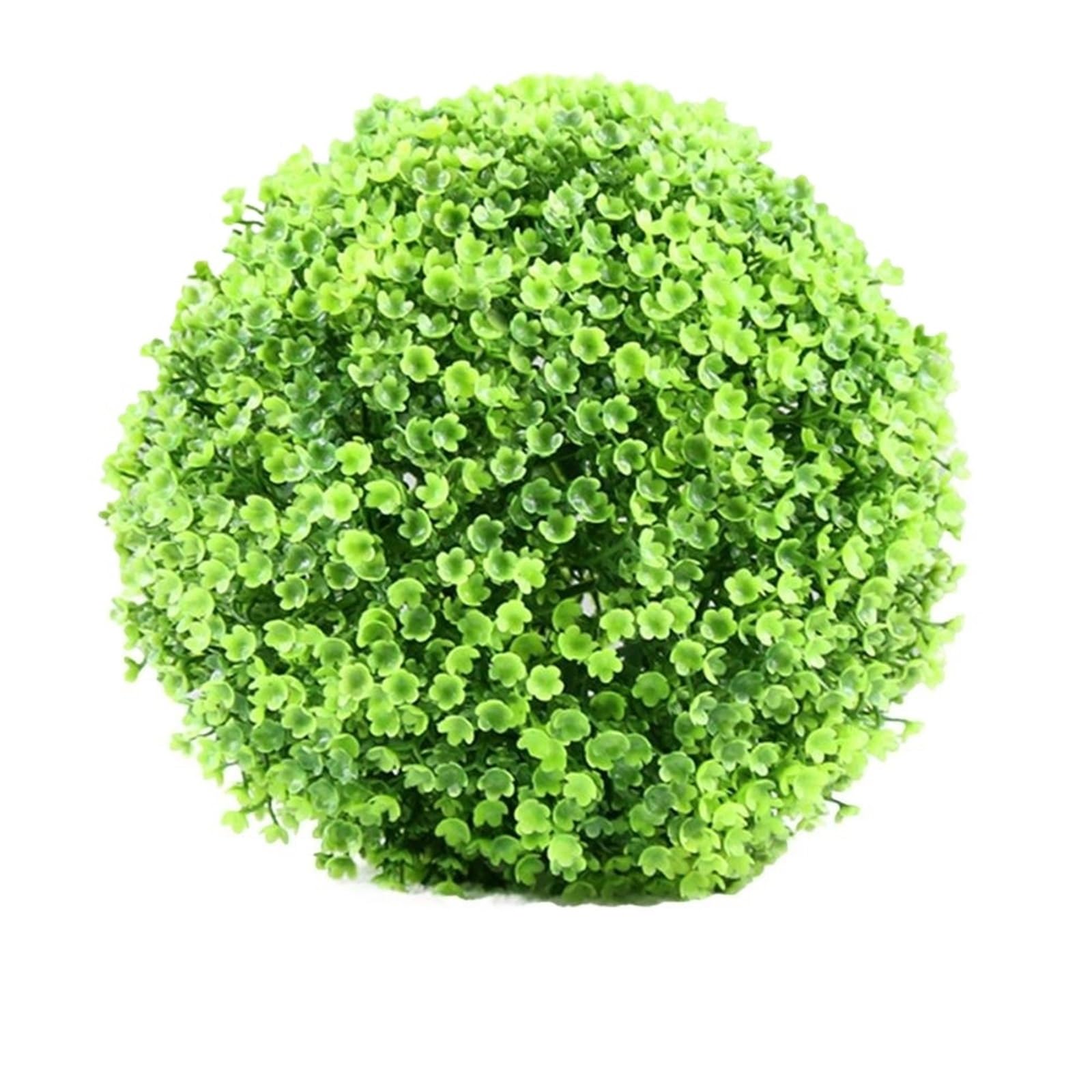 Zymjzbetic Artificial Topiary Balls Artificial Topiary Ball Greenery Sphere Grass Vivid Boxwood Plant Decorative Balls(Green,30cm)