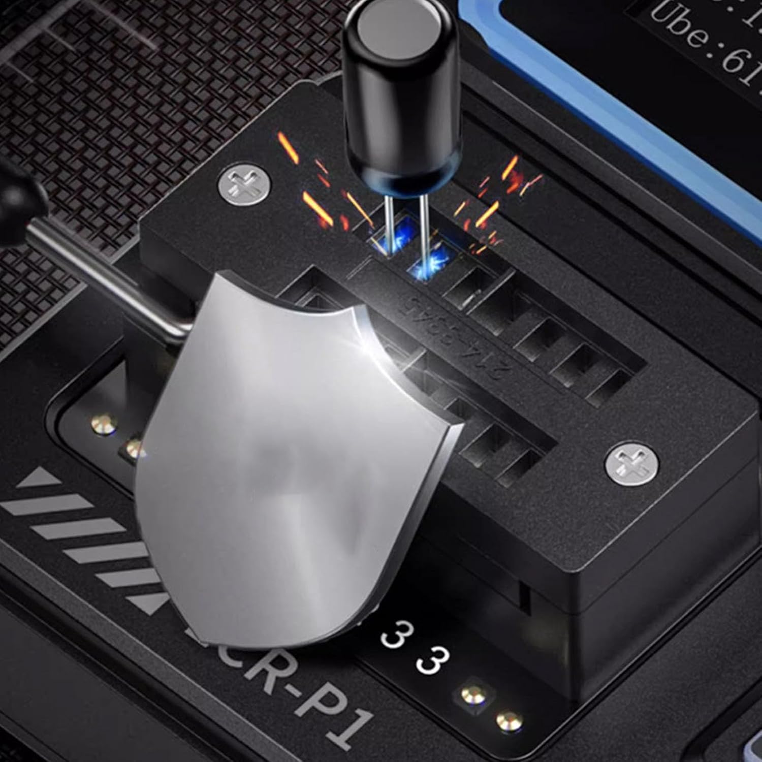 Portable Digital Component Tester – High Accuracy Meter for Diodes, Transistors & Capacitance Measurement Meter Tester for Resistors Capacitors Diode