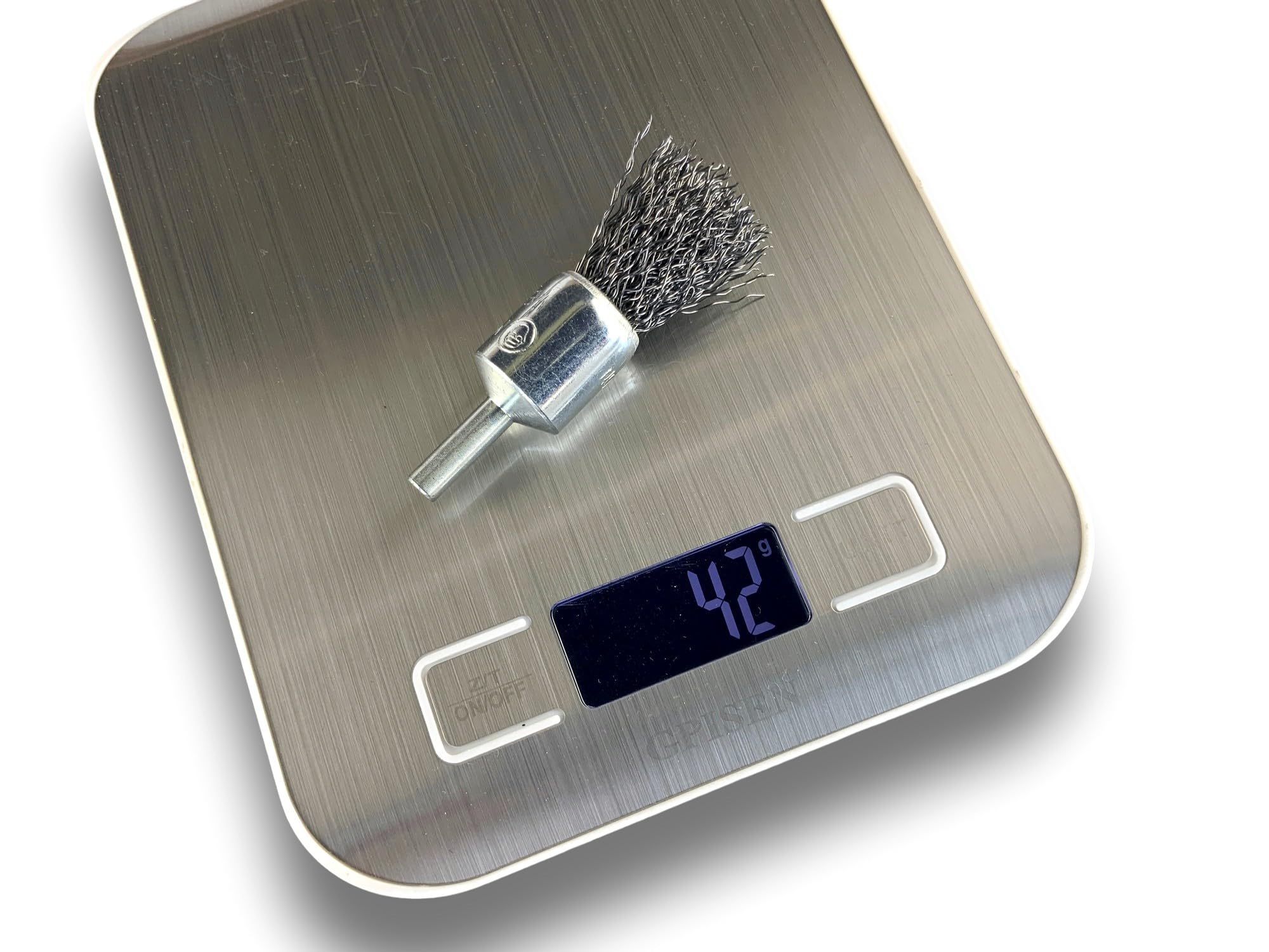Kibros Lot 10 brosses en bout pinceau tige Ø 6 mm fil acier dur Ø 18 mm