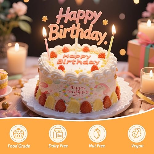 Miniatura 4 de E-Kongton Papel comestible, 25 hojas de glaseado en embalaje resellable de 8.5 x 11 pulgadas, hojas de glaseado blanco comestible tamaño A4 para