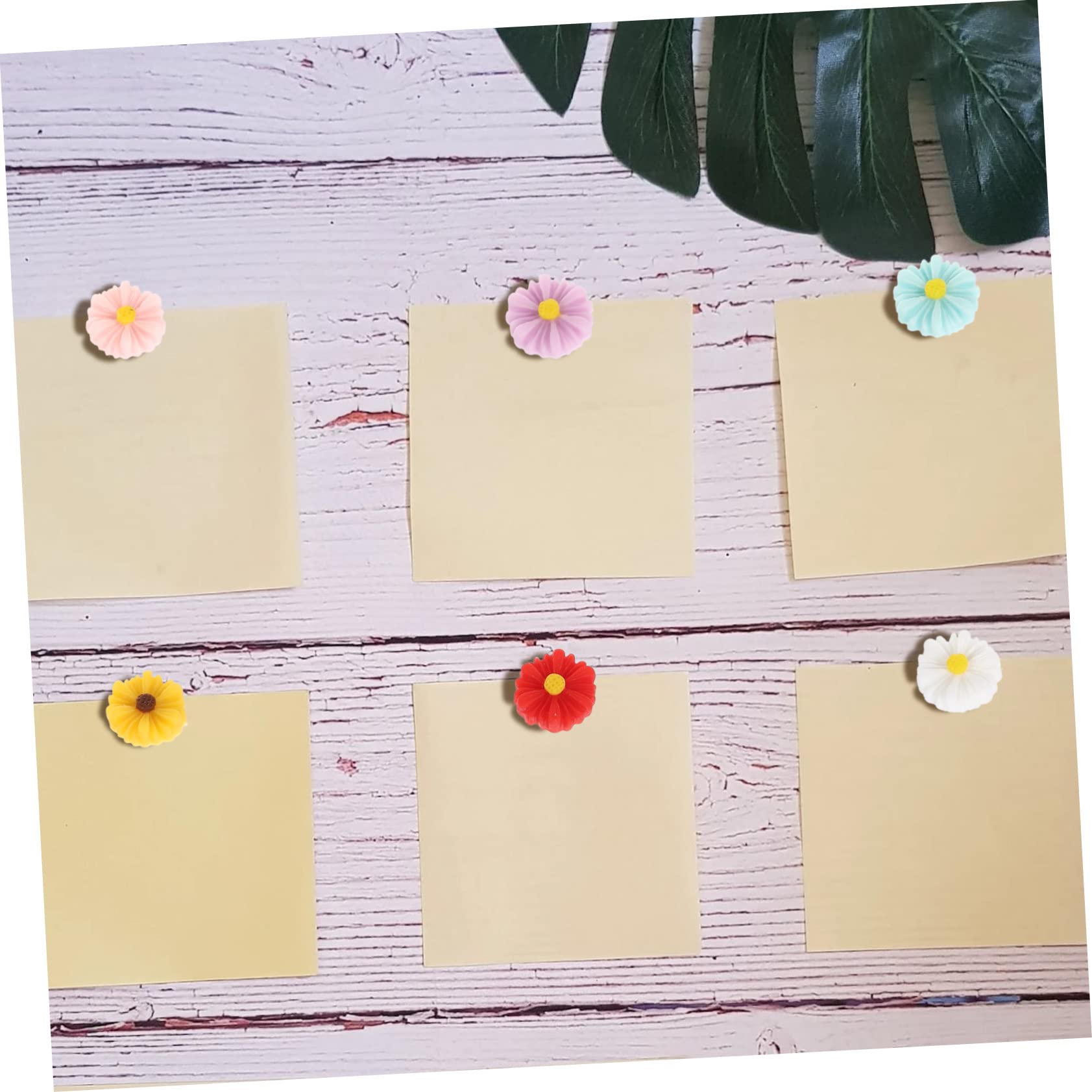 Tofficu 120piezas Pines Creativos De Flores Tachuelas Delicadas para Decoración Anuncios y Proyectos Accesorio Compacto y Ligero para Fijar Notas y Fotos