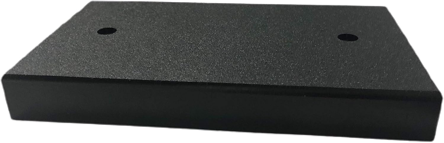Bert's Custom Tackle USA-Made Transducer Mounting Board 6" Black