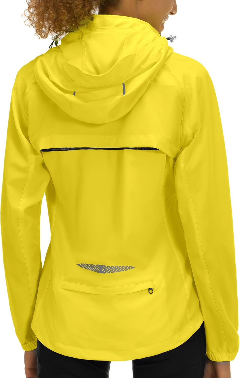 Little Donkey Andy Women's Lightweight Waterproof Cycling Jacket with Removable Sleeves & Hood for Biking Running Golf