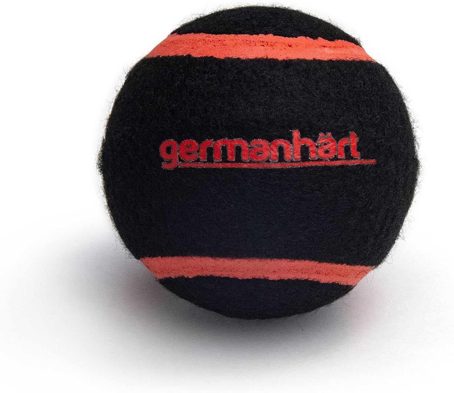 Germanhart Bolinha de Tênis para Cães com Apito, Média (6 cm), Preta