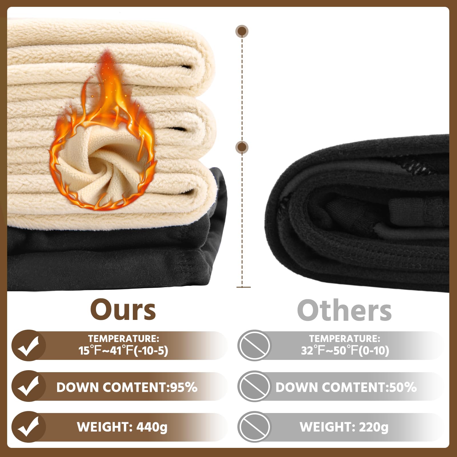 Voqeen Leggins Felpati Donna Leggings Elastici Morbido Invernali Termici Donna Collant Felpati Termiche a Vita Alta