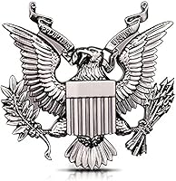 Vista 1 de Calcomanía de metal para emblema de coche del ejército de los Estados Unidos (color pistola)