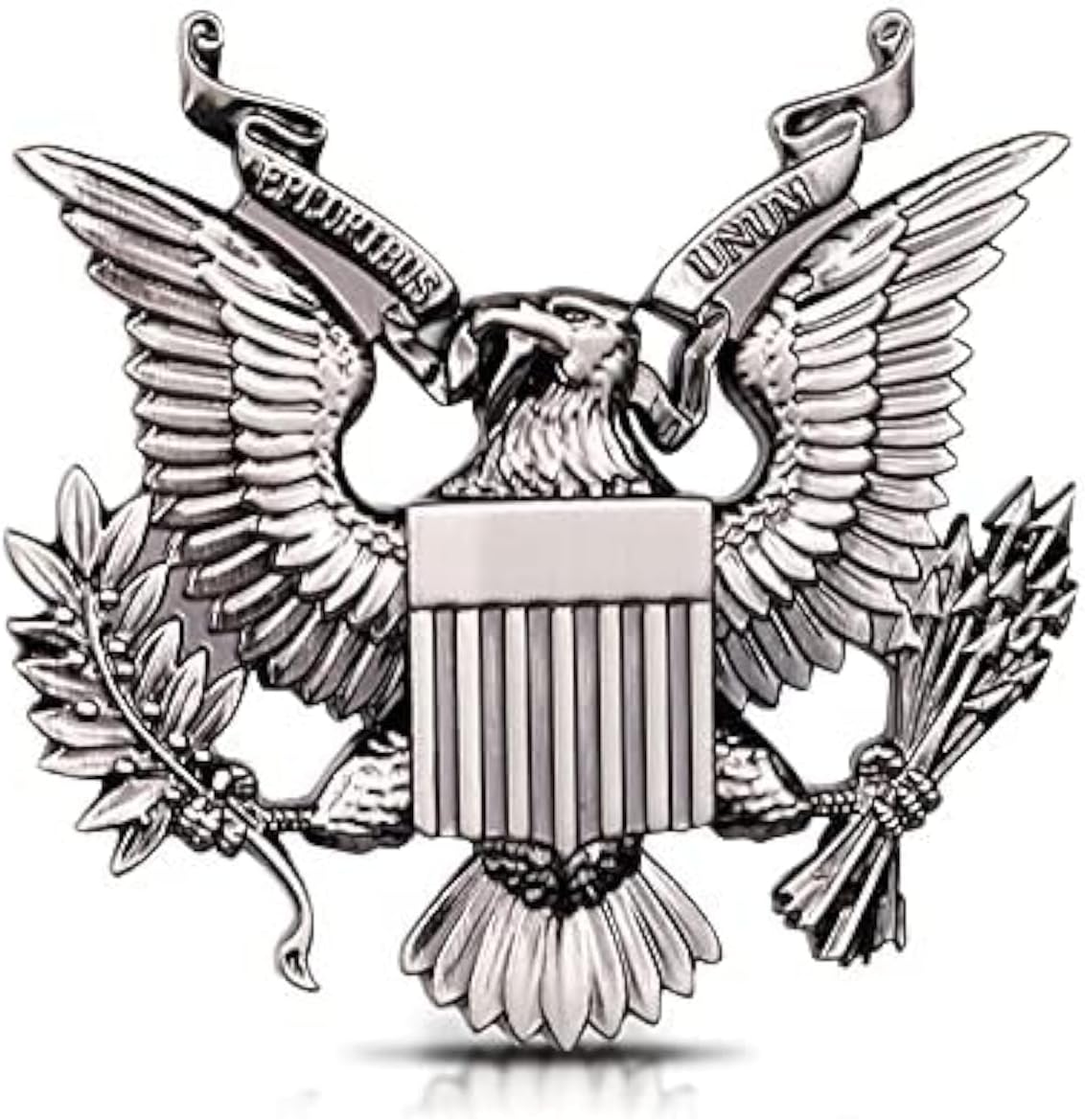 United States Military US Army Metal Car Emblem Sticker Decal (Gun Color)
