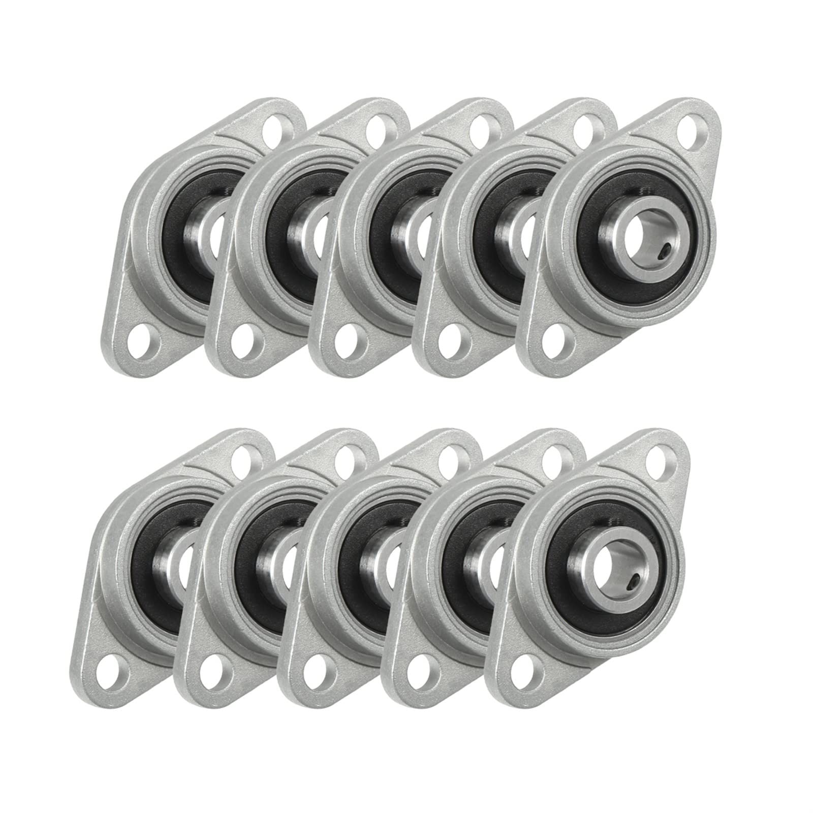 5 Stück 8 mm KFL08 Einsatz Lagerwellenstütze Pendelrollenlager Zinklegierung montierte Lager Stehlagergehäuse
