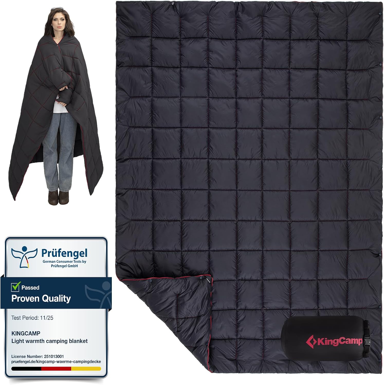 KingCamp Lightweight Multifunctional Camping Blanket