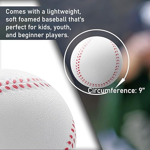 Miniatura 9 de Guante de béisbol para niños, jóvenes y adultos, guante de sóftbol de 10.5 pulgadas para entrenamiento y principiantes, guante de béisbol para mano