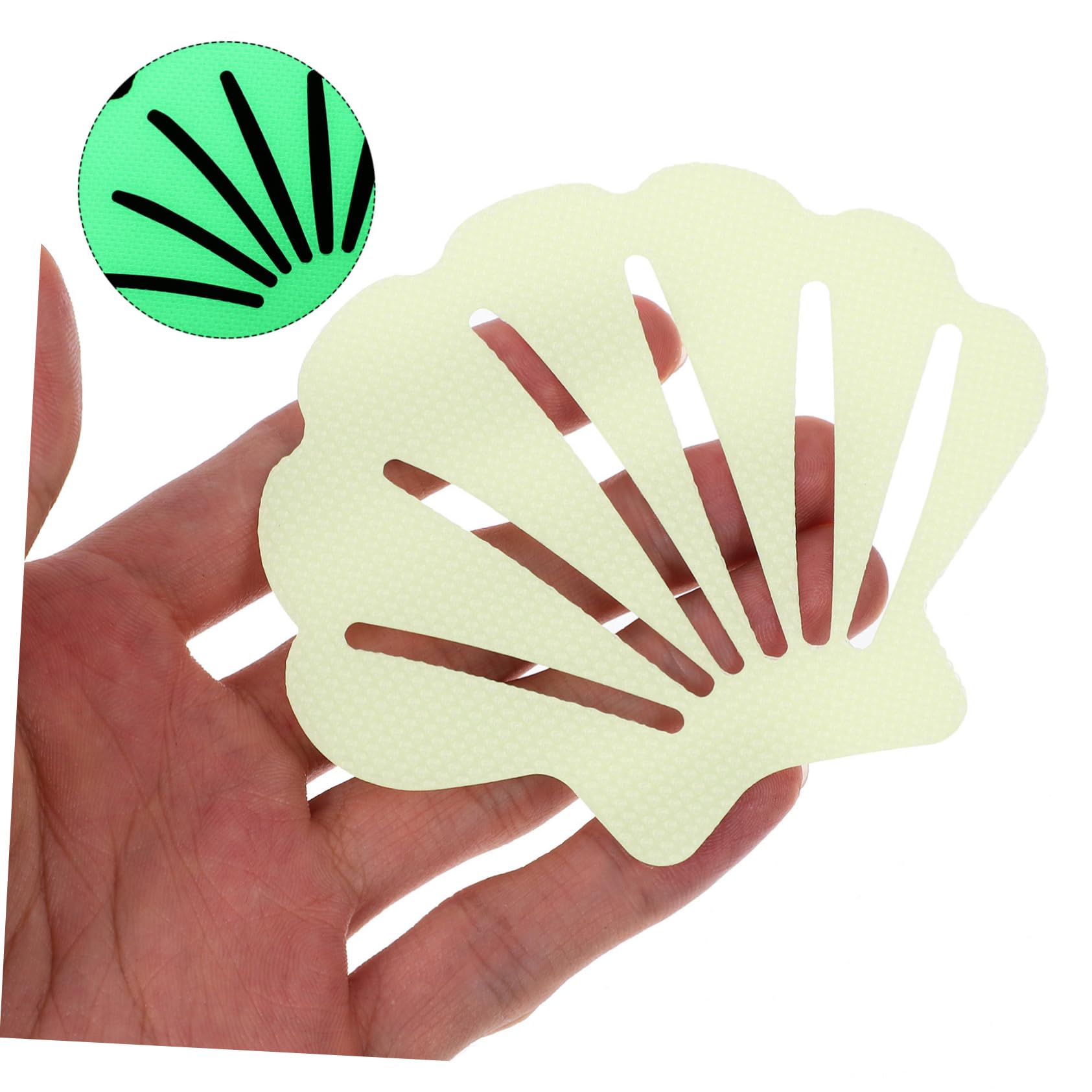 MAGICLULU 4 Juegos Adhesivos Antideslizantes para Bañera Pegatinas Antideslizantes para Bañera Pegatinas De Baño con Forma De Concha Pegatinas De Ducha Calcomanías Tiras De Bañera 30 Uds * 4