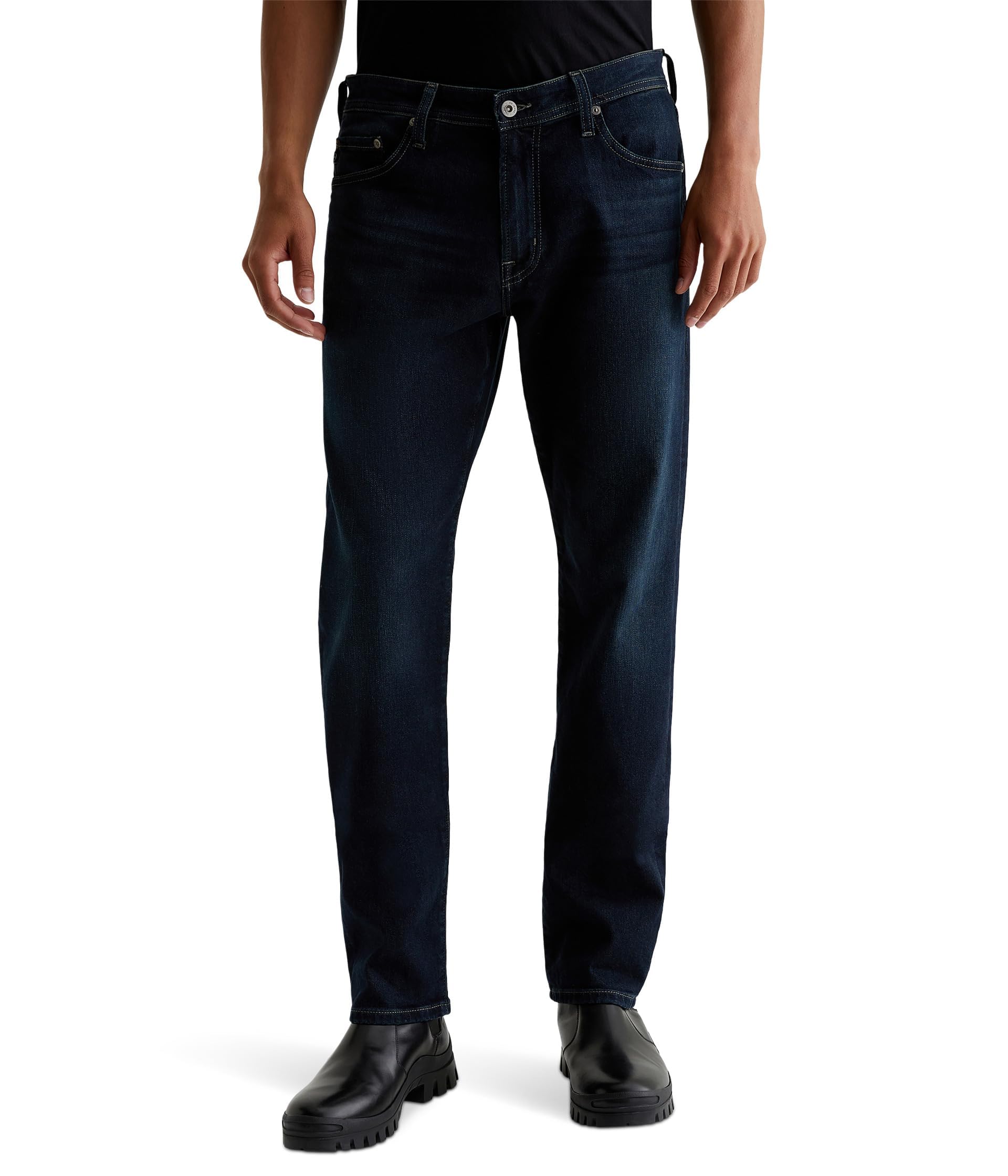 AG Adriano Goldschmied Men's The Graduate Tailored Straight SUD Sueded Stretch Sateen 32"