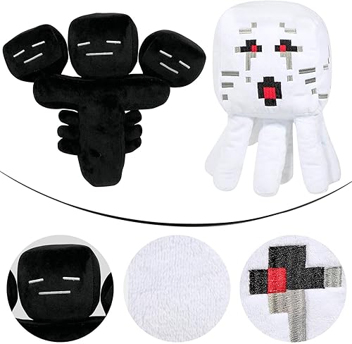 Miniatura 9 de EOHX Muñeca de animal de peluche, exquisito regalo de juguete de peluche, peluche suave, lindo abrazo, favorito de los fanáticos de los videojuegos