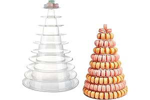 Frigatebird 10-Tier Macaron Tower Display Stand