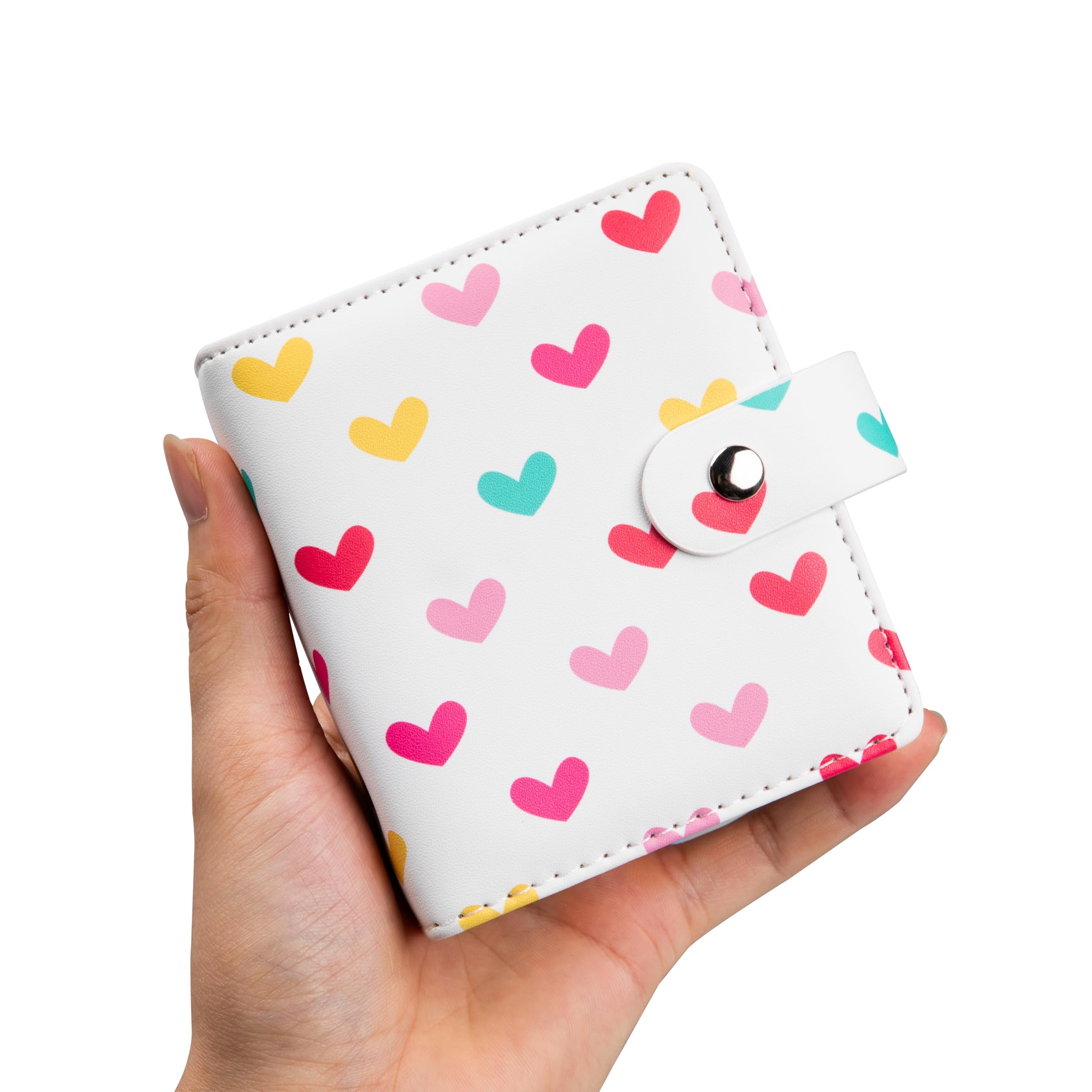 52-Pocket Mini Photo Album Book for 2x3 Inch Films - Small Picture Albums Fits Fujifilm Instax Mini 12 11 9 8 7 40 Instant Cameras, Polaroid Hi-Print Photos & Kpop Photocards Holder (1 Pack, White)-image-46