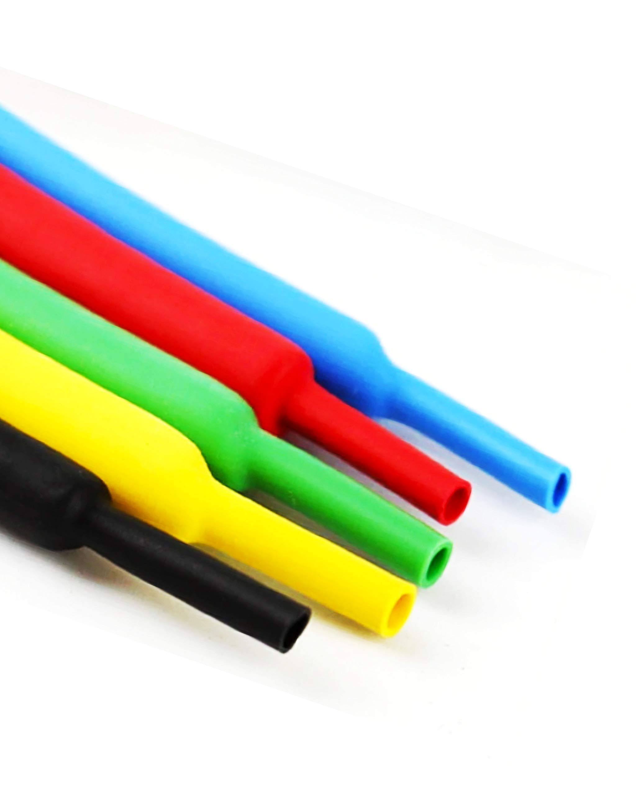 GREENARTZ 5Mtr Heat Shrink Tube 6mm 5 Colour Sleeve for Wire Insulation in Automobile and Electrical Equipment (Blue Black Green Red Yellow 1mtr Each) (B08RCV48X5) Amazon Price History, Amazon Price Tracker
