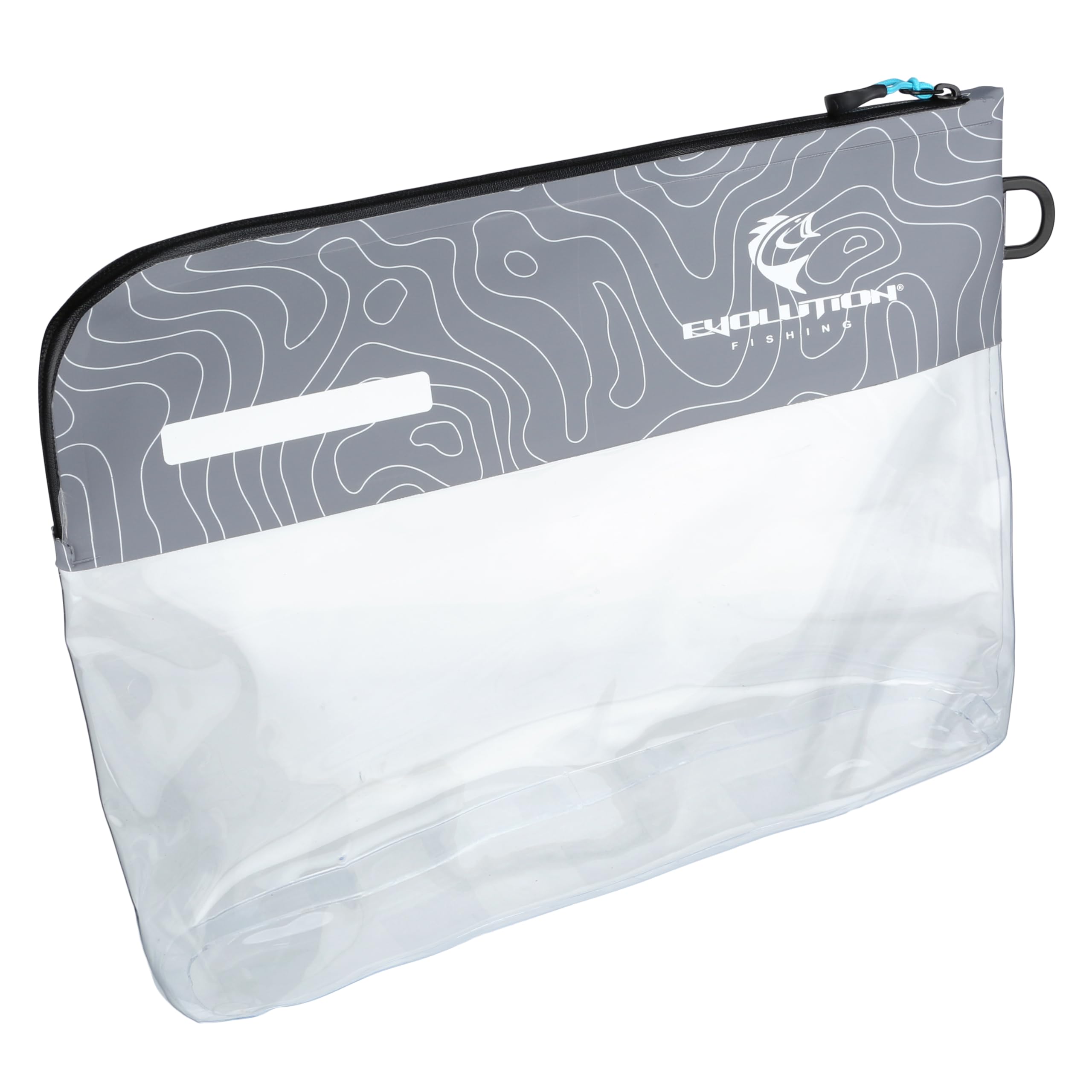 Evolution Fishing Bass Sack – 16 in., All-Welded Water-Resistant Storage Bag for Soft Plastics and Fishing Gear, Durable Tarpaulin with Label and Gusseted Bottom for Maximum Storage