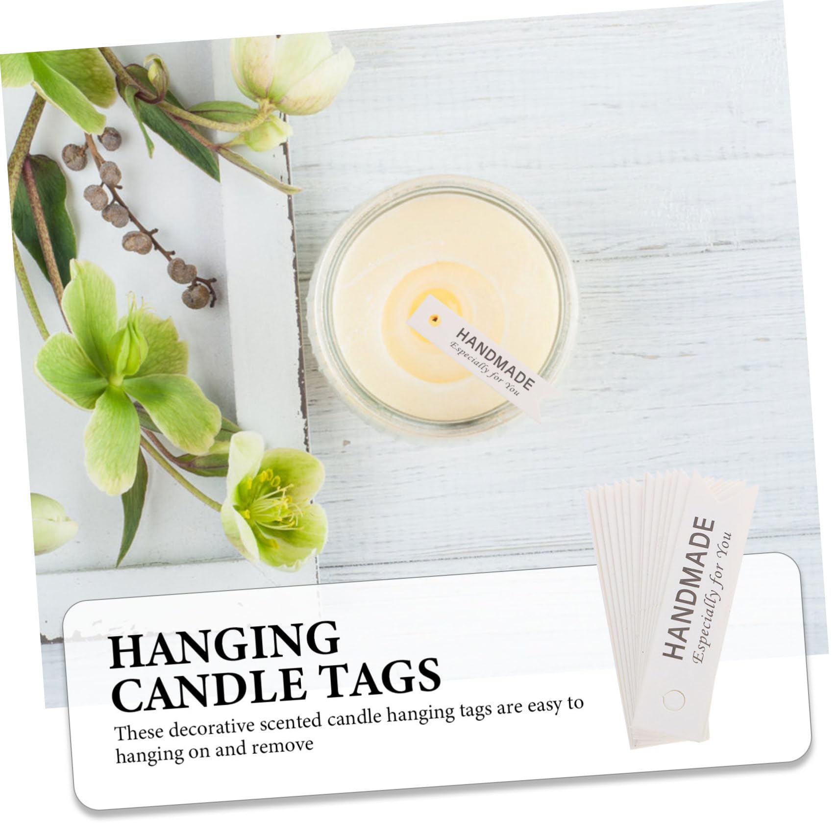 45 Pezzi Etichette Per Candele In Carta Kraft - Decorazioni Fai Da Te Per Candele Artigianali | DIY Home Decor - Foto 7