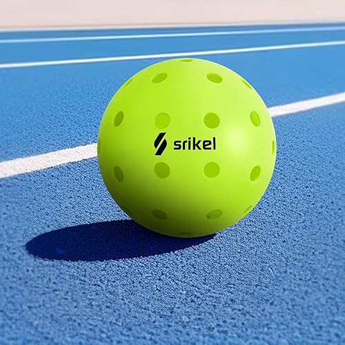Miniatura 9 de Pickleballs para exteriores, aprobadas por USAPA, diseño moldeado por roto sin costuras para mayor durabilidad, paquete de 412, resistentes a las