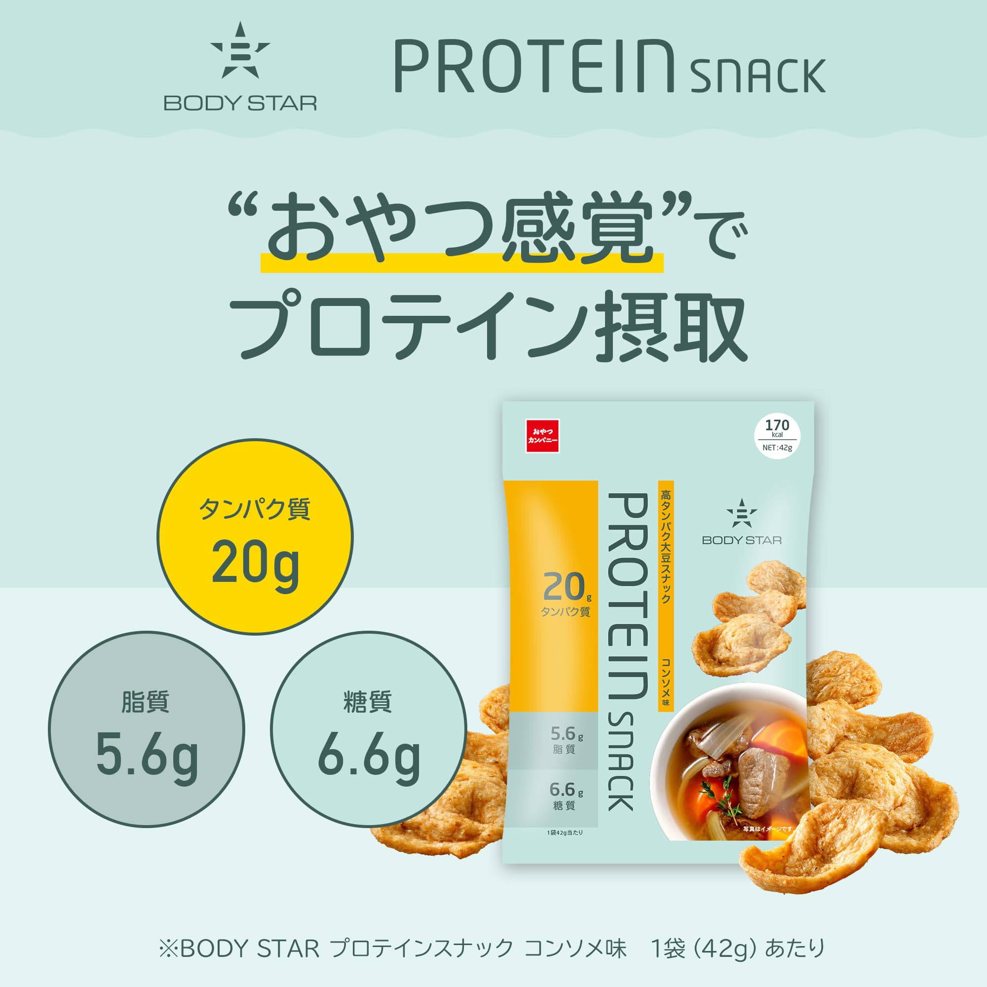 Amazon.co.jp: 【公式】BODYSTAR プロテインスナック 2種アソートBOX 