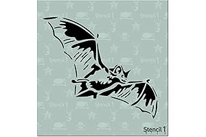 Stencil1 Bat Stencil: Elevate Your Painting and Decorating