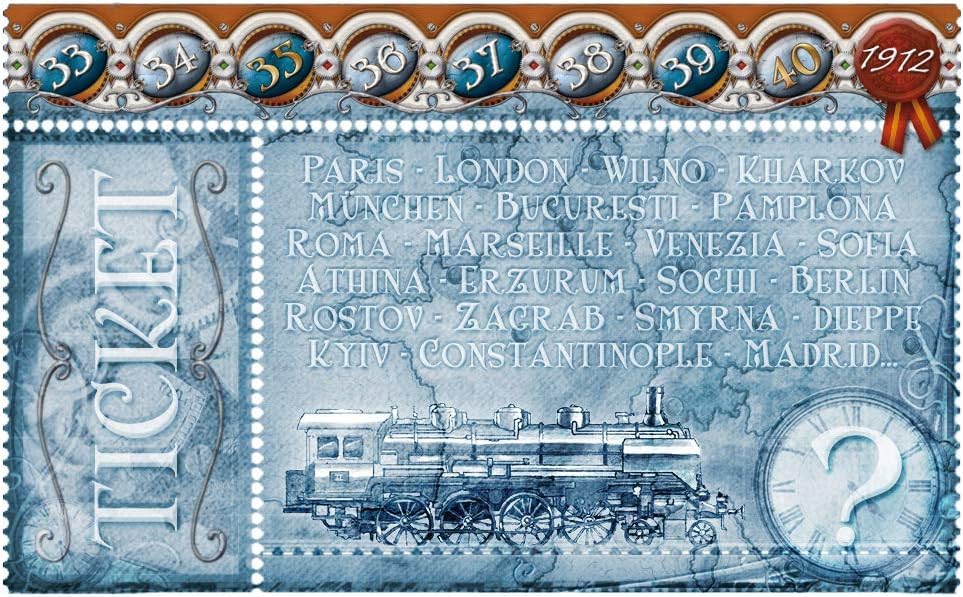 Asmodee: Ticket to Ride: Europa 1912, Espansione Gioco da Tavolo,...Ticket To Ride 1912 | Confronta prezzi | Ticket to Ride: Europa 1912 - Ticket to Ride
