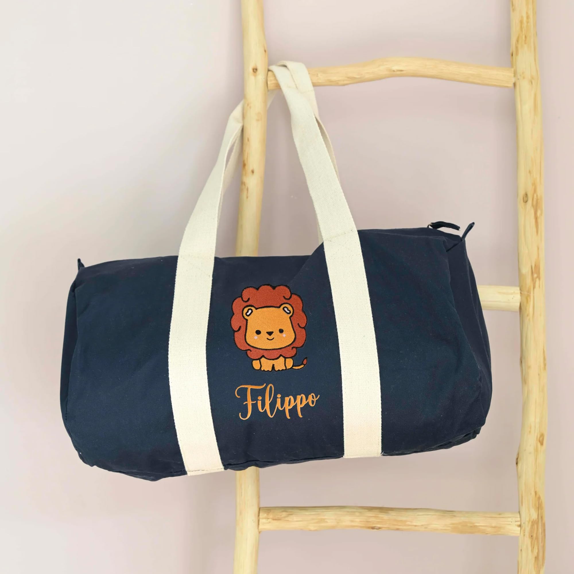 Borsa Parto Ospedale Mamma Personalizzabile XXL 100% Cotone, Prodotto Italiano