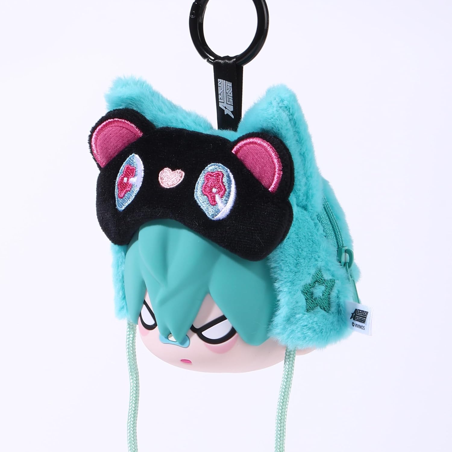 Alien Stage Silicone Headphone Case, Officially Licensed Anime ALNST Multi-Purpose Pouch with Bonus Metal Keychain (Till)