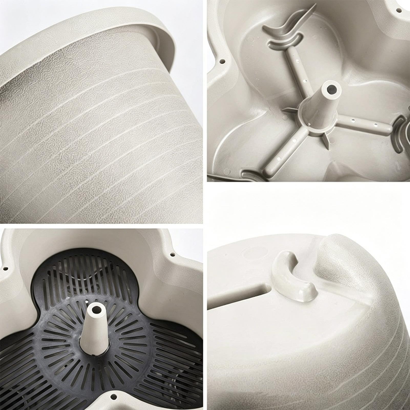 Fioriere Impilabili 5 Pezzi Vaso Rialzato Impilabile Modulare | Torre Verticale per Piante per Muro, Terrazzo, Balcone, Giardino, Cortile, Casa, Esterno, Interno, Verdure e Fiori