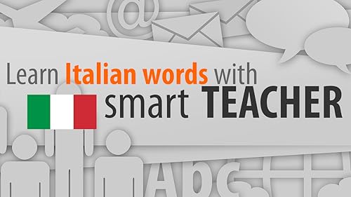 Aprendemos palavras italianas com Smart-Teacher