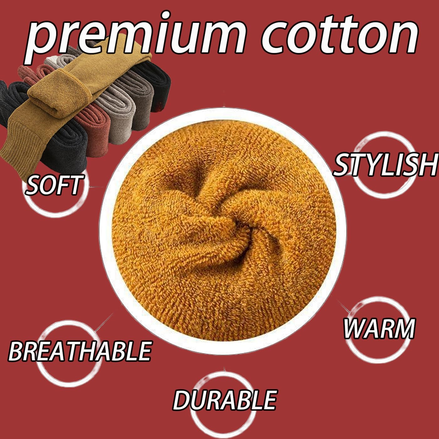 CHUNFO Thigh Over Knee High Women Stocking Autumn Calf Thermal Warm Long Fuzzy Winter Boot Cotton Girl Sock Knitted Leg Warmer 3/4 Pairs