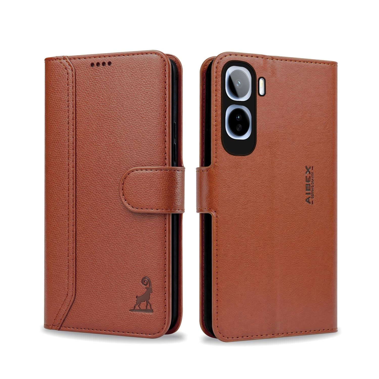 AIBEX® Compatible for Motorola Egde 70 Fusion 5G Flip Cover Leather Finish | Inside TPU with Card Pockets | Wallet Stand | Complete Protection Flip Case Green — Amazon image 12